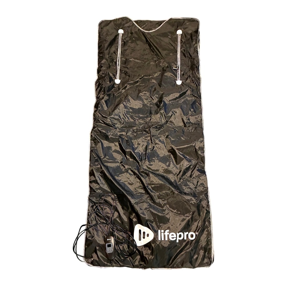 Lifepro Far Infrared Sauna Blanket Portable Thermal Detox Wrap Black